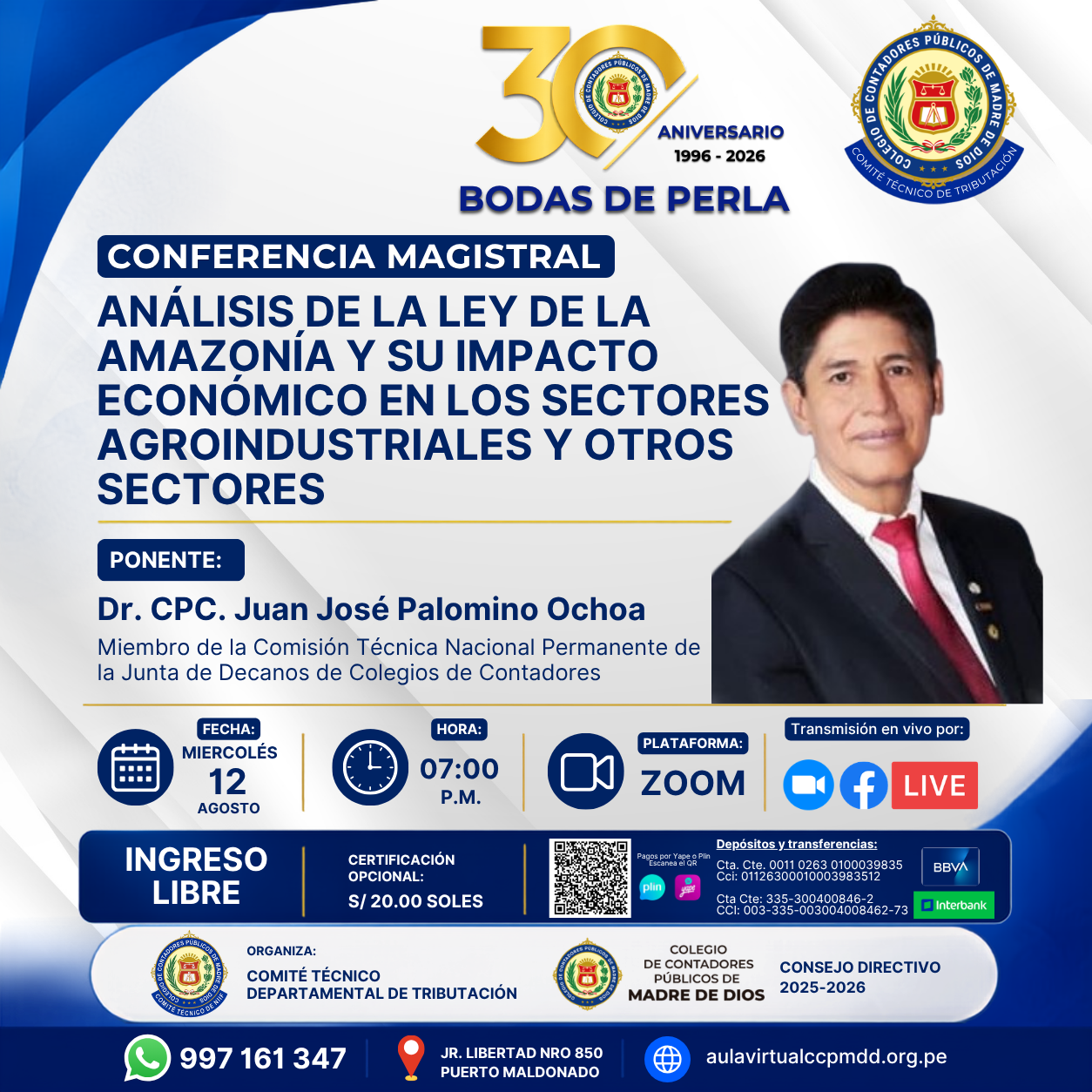 Análisis de la Ley de la Amazonía y su impacto económico en los sectores agroindustriales y otros sectores